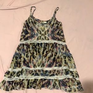 Adjustable strap XS seethrough, Mimi Chica, lace unique print